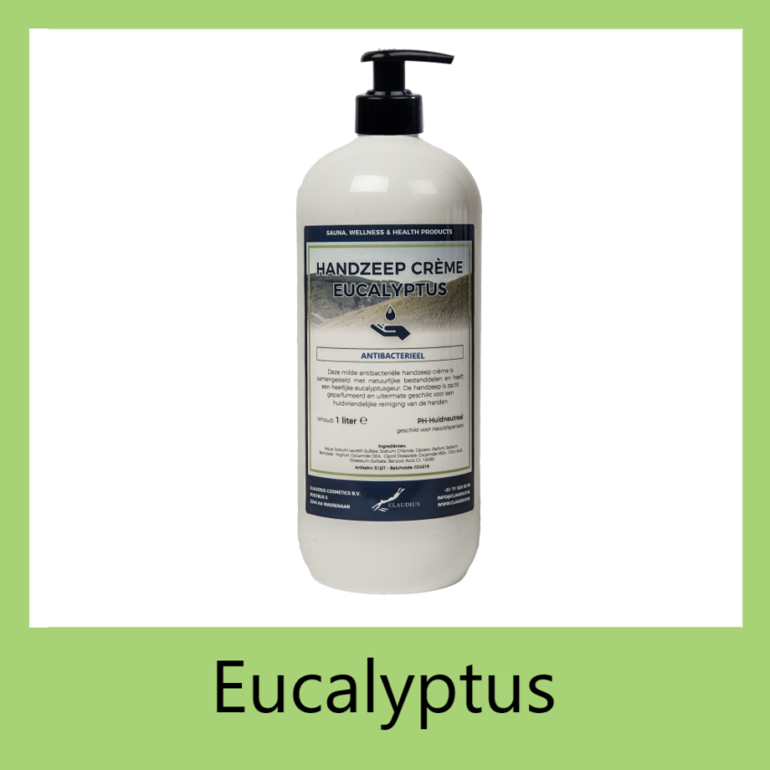 Handzeep Eucalyptus 1 liter met pomp