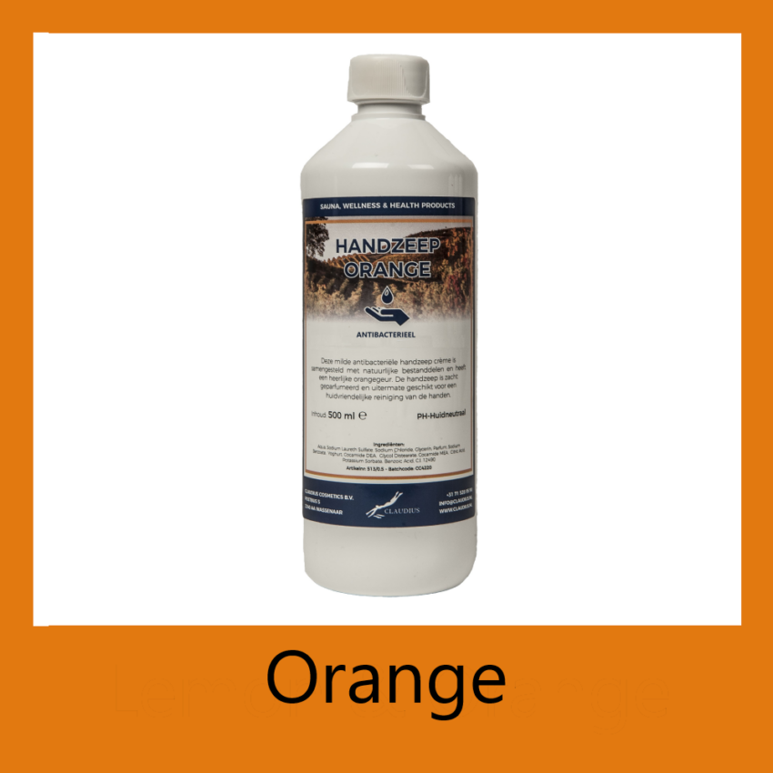 Handzeep Orange 500 ml - met dop
