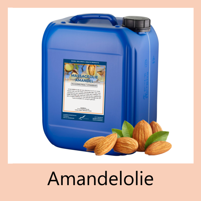 Amandelolie 10 liter (blauw)