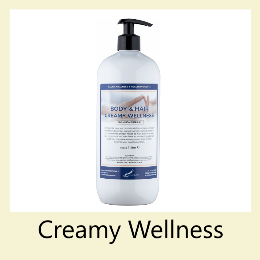 Body-en-Hair Creamy Wellness 1 liter met pomp