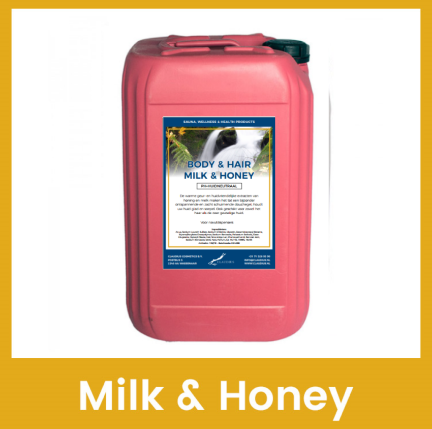 Body-en-Hair Milk-en-Honey 25 liter