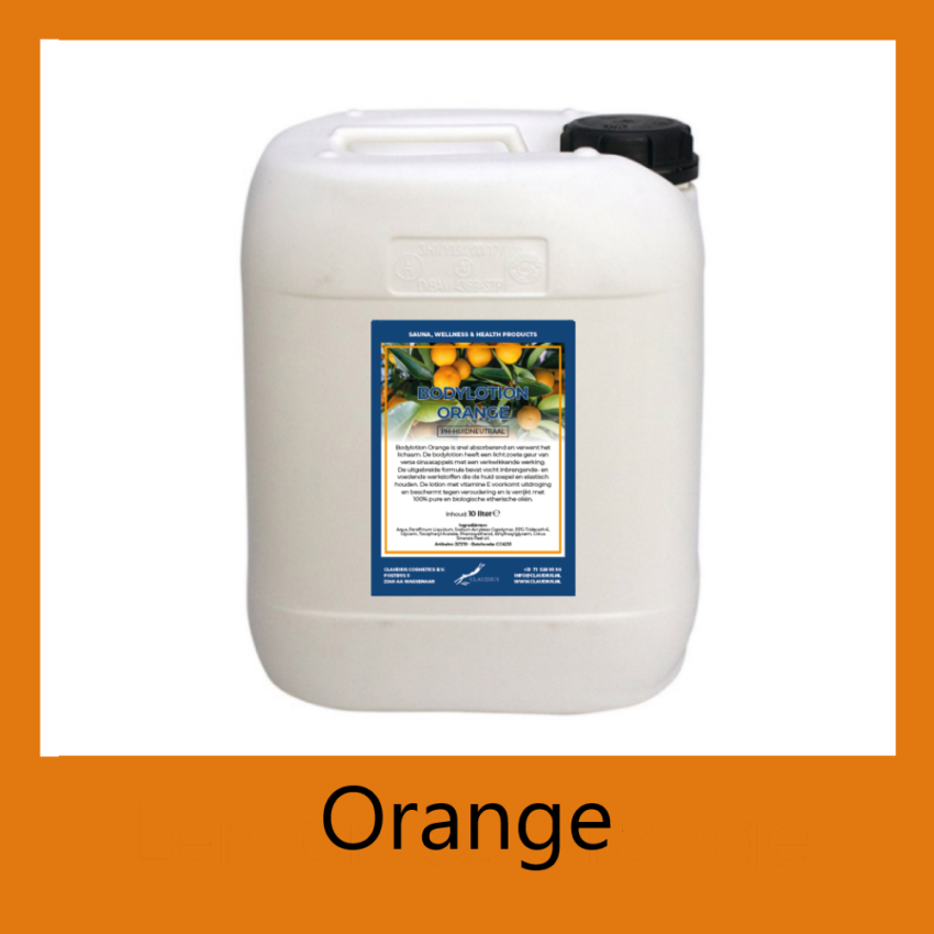 Bodylotion Orange 10 liter