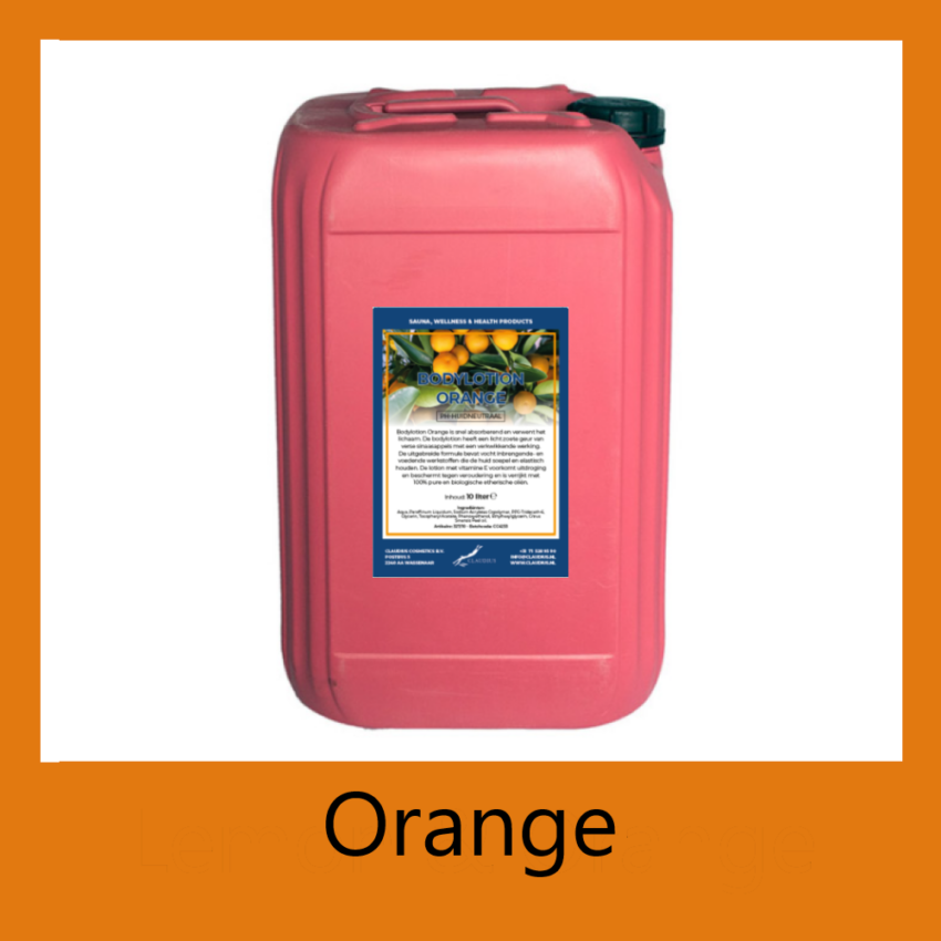 Bodylotion Orange 25 liter