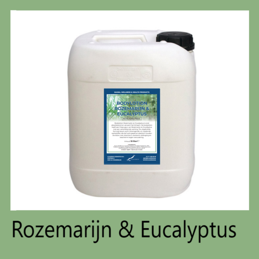 Bodylotion Rozemarijn & Eucalyptus 10 liter