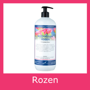 Claudius Bodylotion <br> Rozen<br> 1 liter met pomp