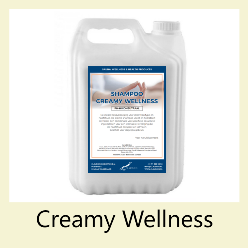 Shampoo Creamy Wellness 10 liter