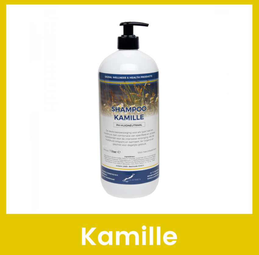 Shampoo Kamille 1 liter met pomp