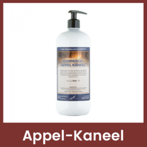 Claudius Showergel <br> Appel-Kaneel <br> 1 liter met pomp