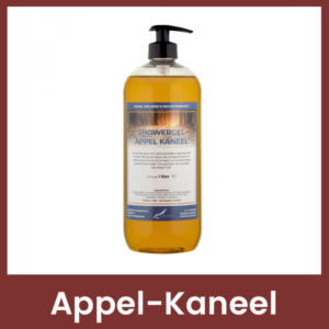 Claudius Showergel <br> Appel-Kaneel <br> 1 liter met pomp