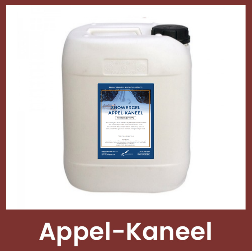 Showergel Appel-Kaneel 10 liter