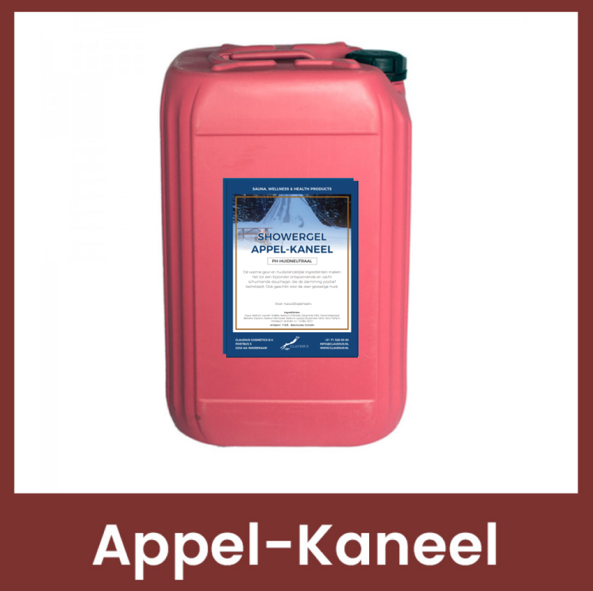 Showergel Appel-Kaneel 25 liter