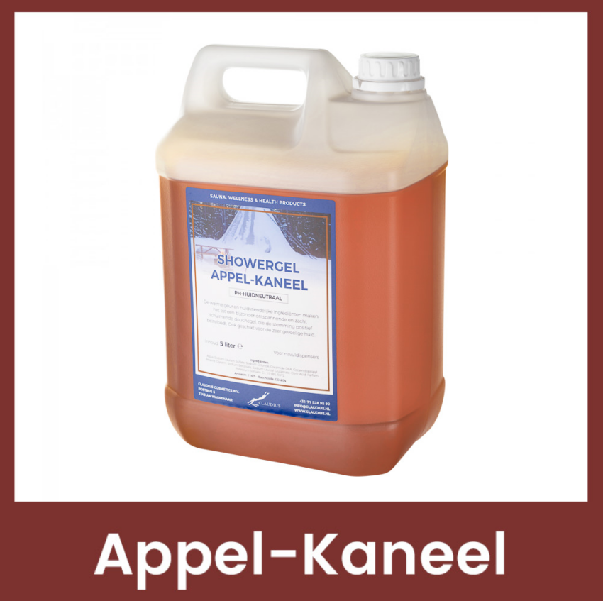 Showergel Appel-Kaneel 5 liter
