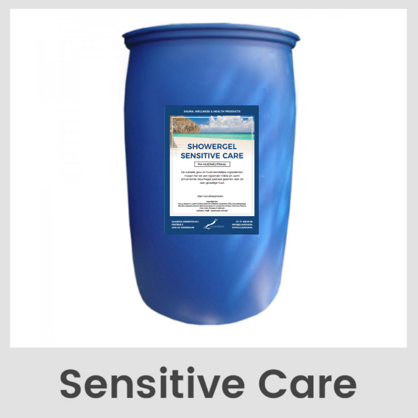Showergel Sensitive Care 220 liter