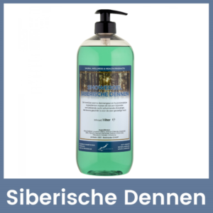 Claudius Showergel <br> Siberische Dennen <br> 1 liter met pomp
