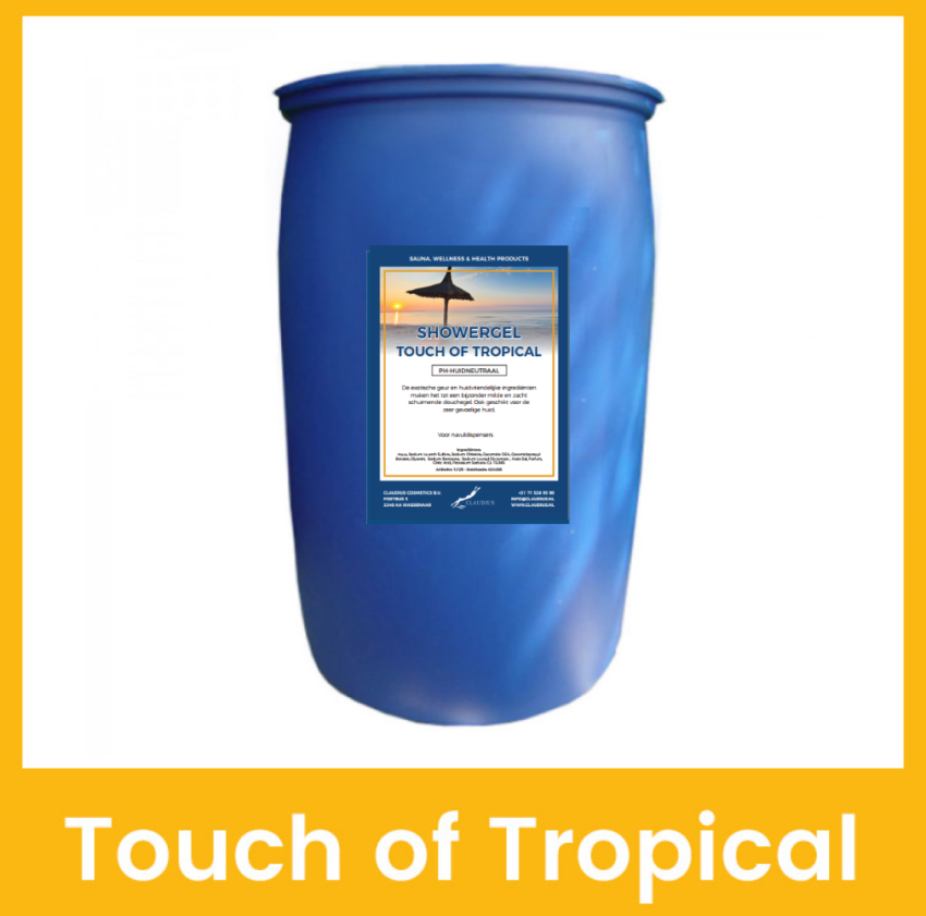 Showergel Touch of tropical 220 liter