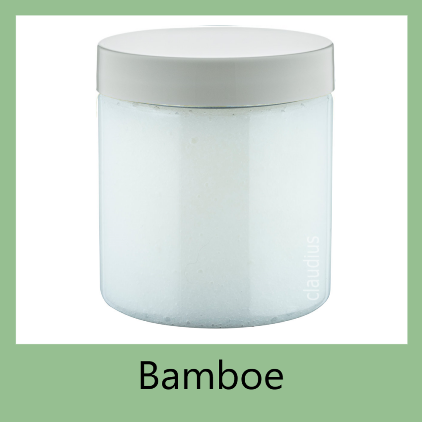 Bodyscrub-Gel Bamboe - witte deksel