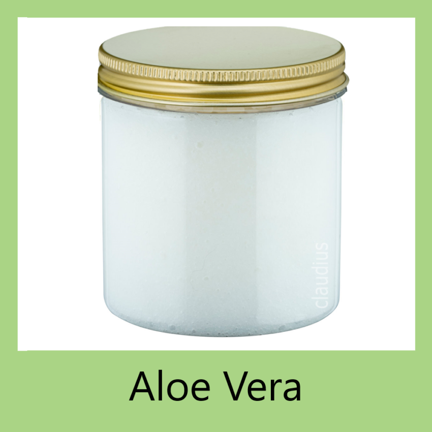 Bodyscrub-gel Aloe Vera - gouden deksel