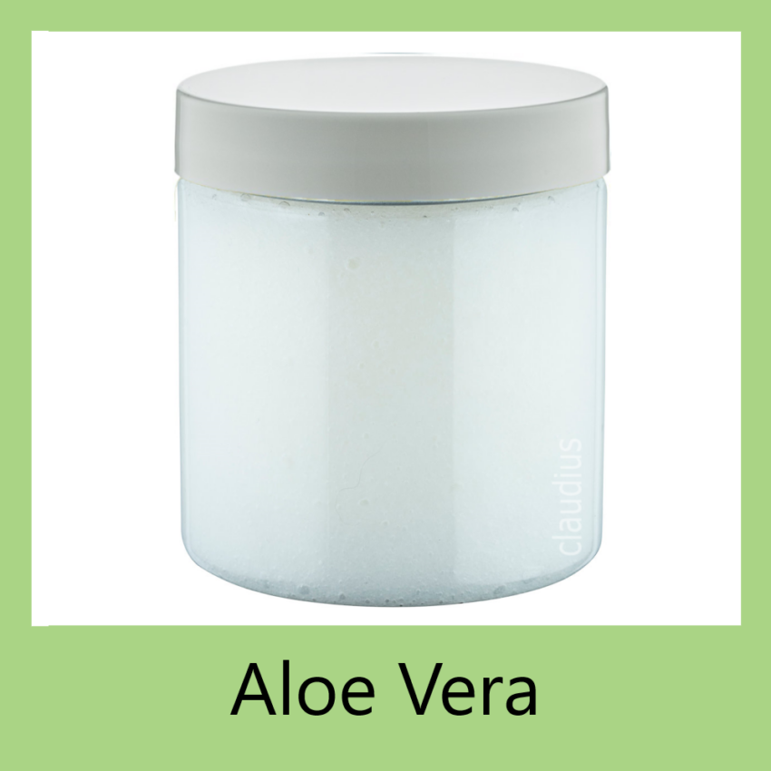Bodyscrub-gel Aloe Vera - witte deksel