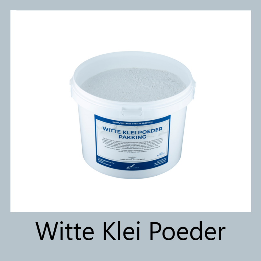 Witte klei Poeder 2,5 KG