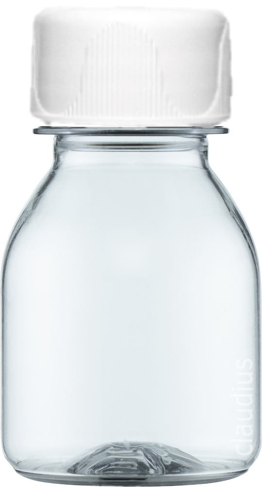 192. Fles 60 ml clear shot ducona witte ribbeldop