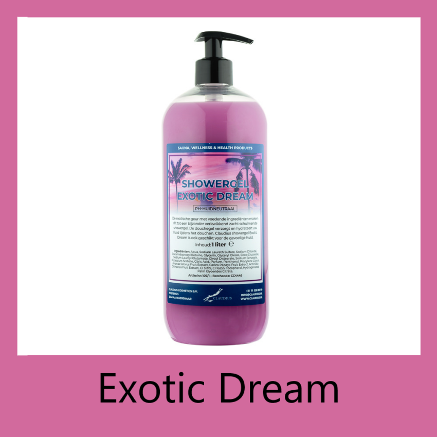 Exotic Dream 1 liter met pomp transparant