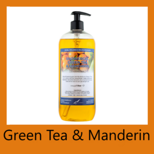Claudius Showergel <br> Green Tea & Mandarin <br> 1 liter met pomp