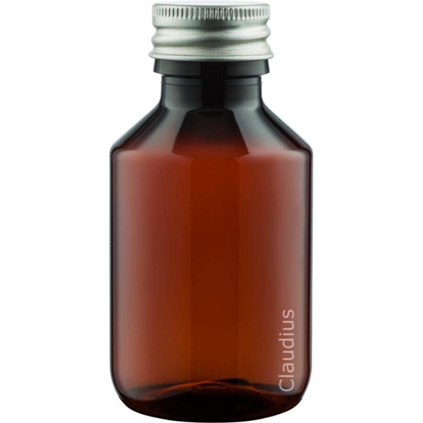 108. 100 ml amber - alu dop