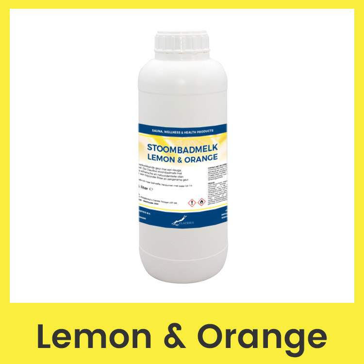 Stoombadmelk Lemon & Orange 1 liter