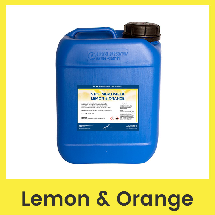 Stoombadmelk Lemon & Orange 5 liter