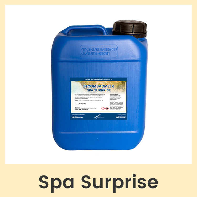 Stoombadmelk Spa Surprise 5 liter