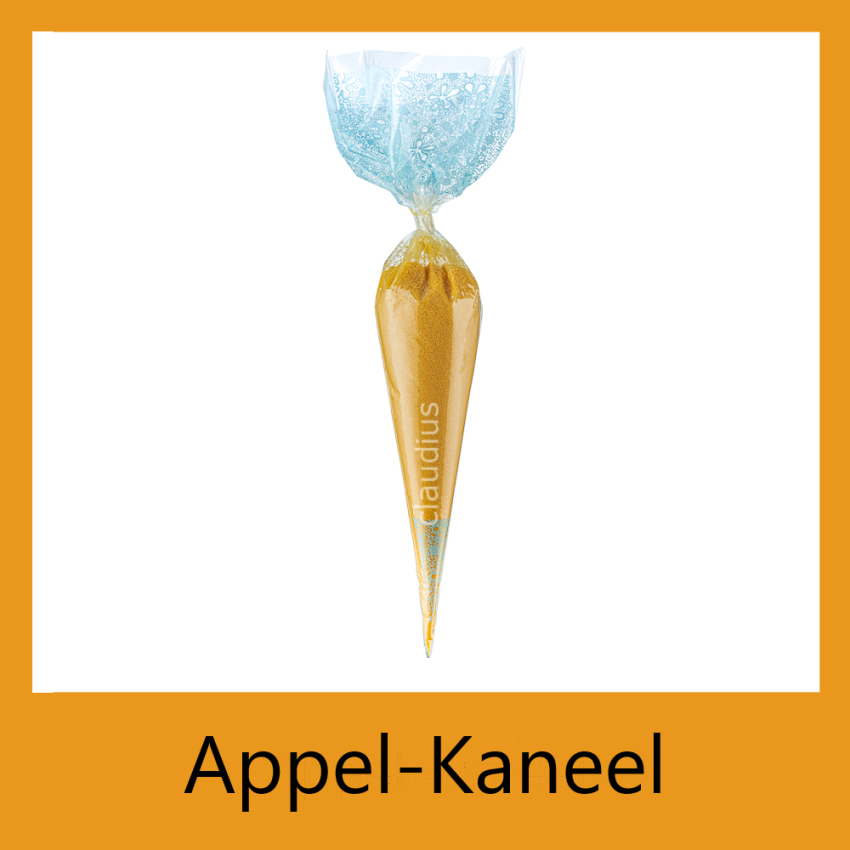 Appel-Kaneel Puntzak 300 gram blauw