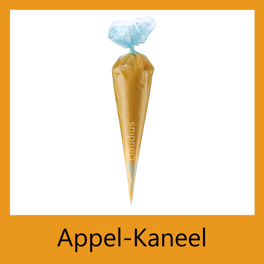 Appel-Kaneel Puntzak 500 gr blauw