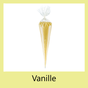 Scrubzout Vanille<br> 500 gram in puntzak<br>Wit<br> set van 6 stuks