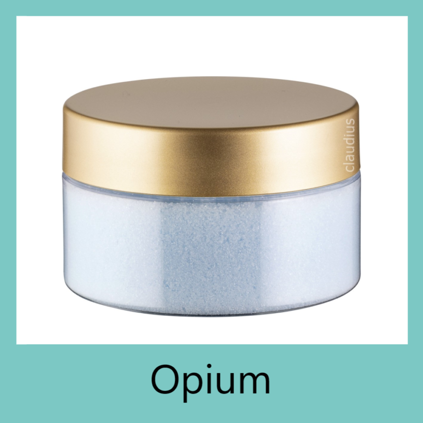 Opium 300 transparant met gouden deksel