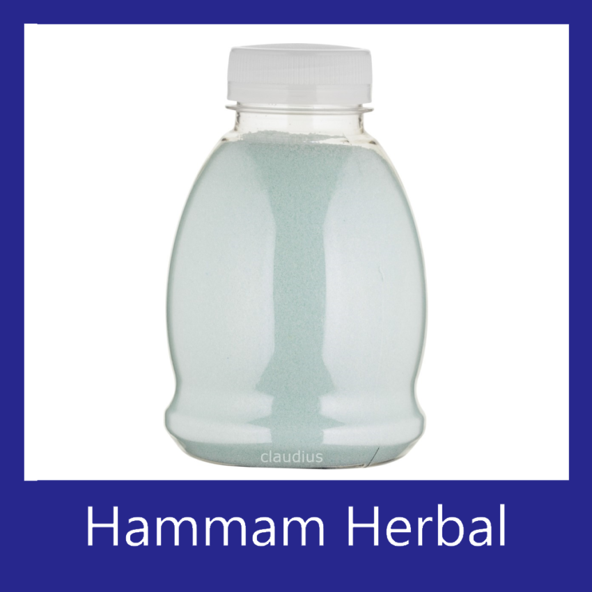 Hammam Herbal 375 transparant met transparante dop