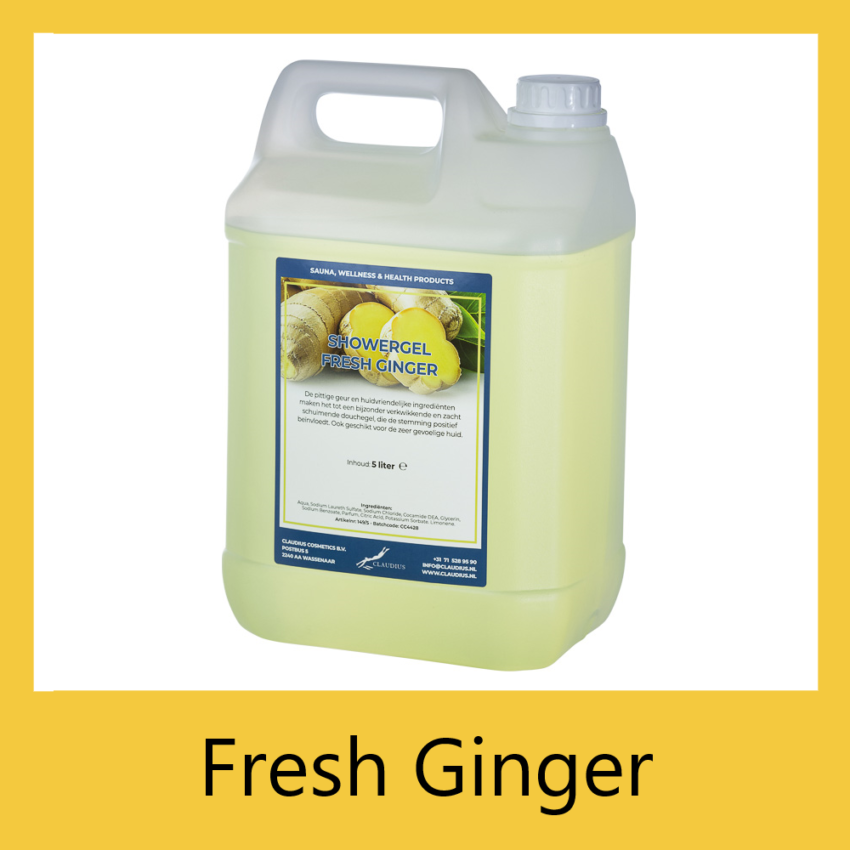 Showergel Fresh Ginger liter