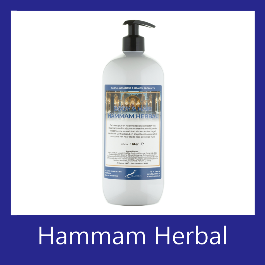 Body-en-Hair Hammam Herbal 1 liter met pomp