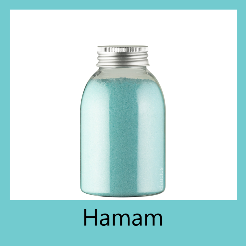 Hamam 300 transparant alu dop