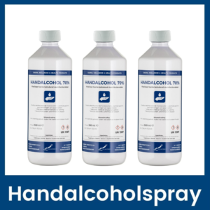 Handalcoholspray 70% <br> 500 ml met dop - 3 stuks