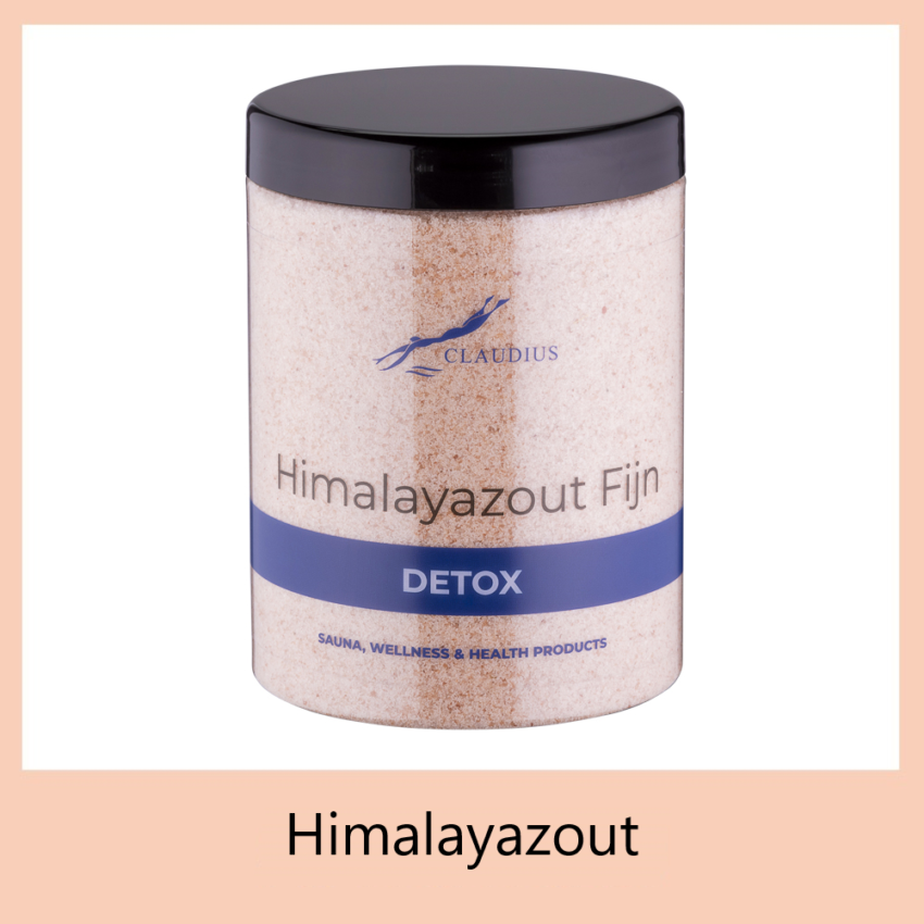 Himalayazout 1250 gram - zwarte deksel