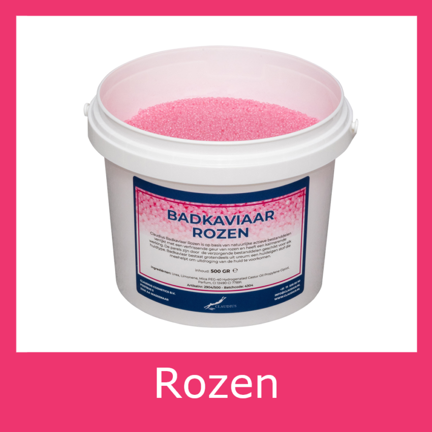 Badkaviaar Rozen 500 gram