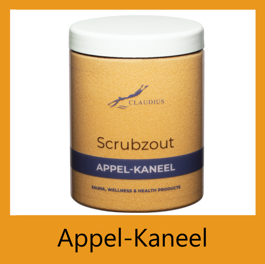 Scrubzout Appel-Kaneel 1250 gram - wit