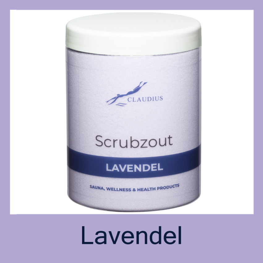 Scrubzout Lavendel 1250 gram - wit