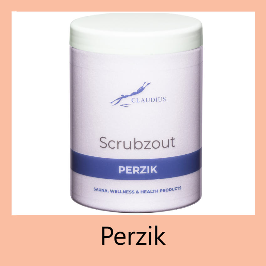 Scrubzout Perzik 1250 gram - wit