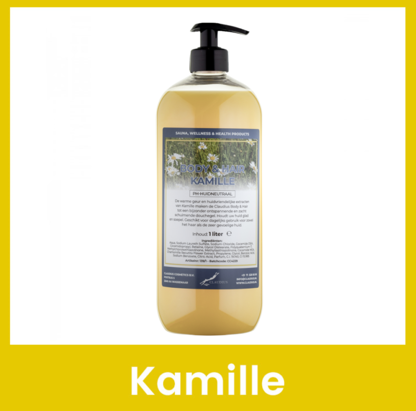 Body-en-Hair Kamille 1 liter (transparant)