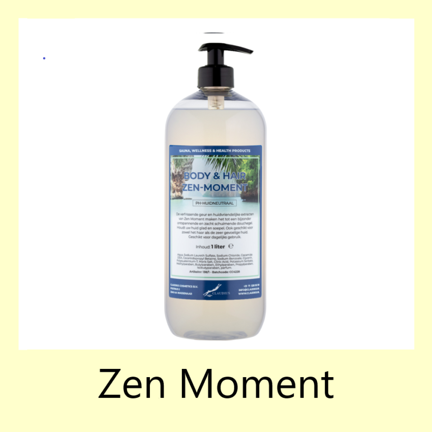 Body-en-Hair Zen Moment 1 liter (transparant)