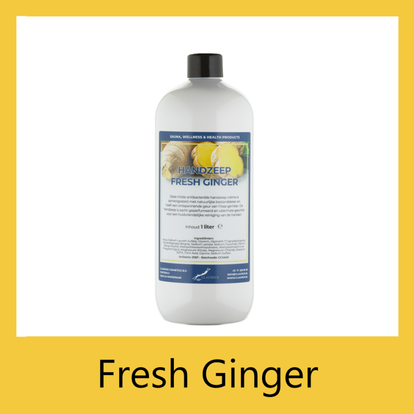 Handzeep Fresh Ginger 1 liter met dop