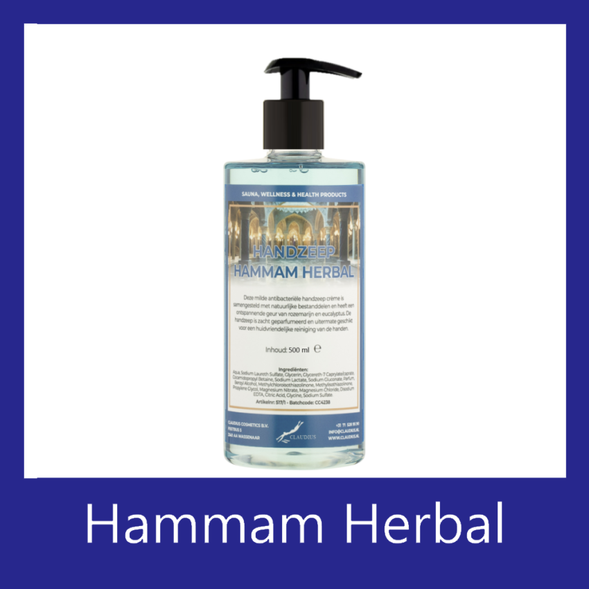 Handzeep Hammam Herbal 500 ml met pomp