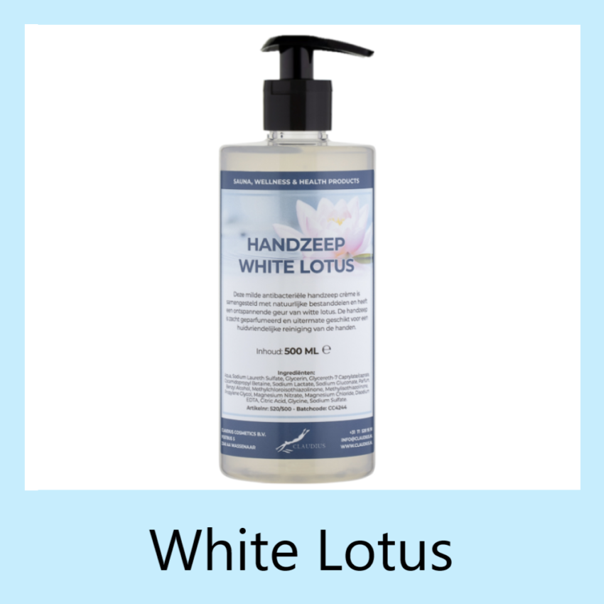 Handzeep White Lotus 500 ml met pomp