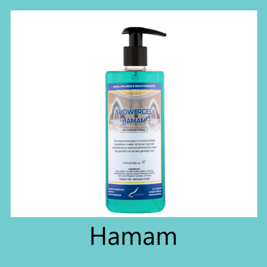 Showergel Hamam 500 ml met pomp